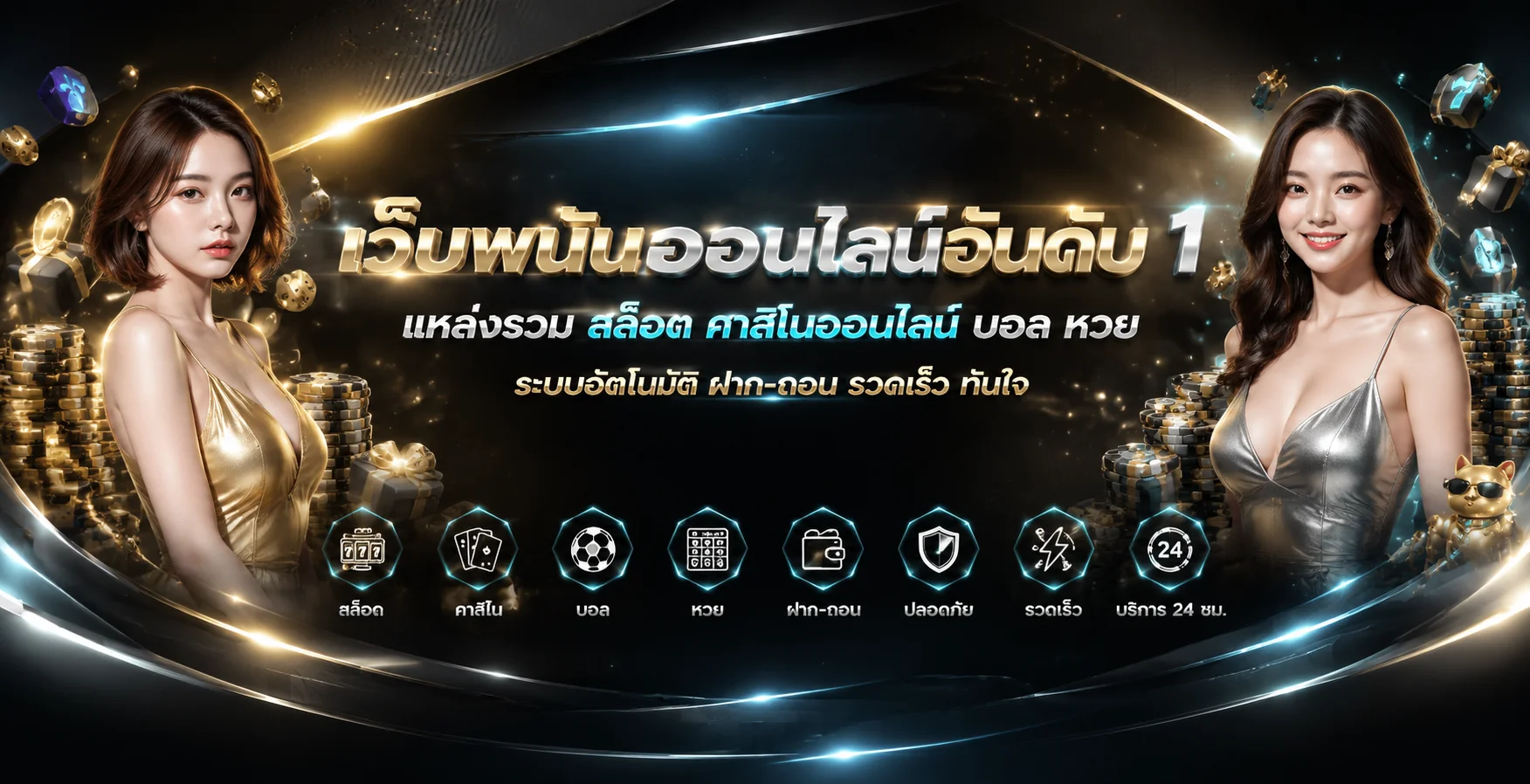 แบนเนอร์ WX88 ศูนย์รวมเกมออนไลน์โทนดำทอง